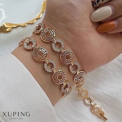 دستبند ورساچه نگین‌دار برند ژوپینگ